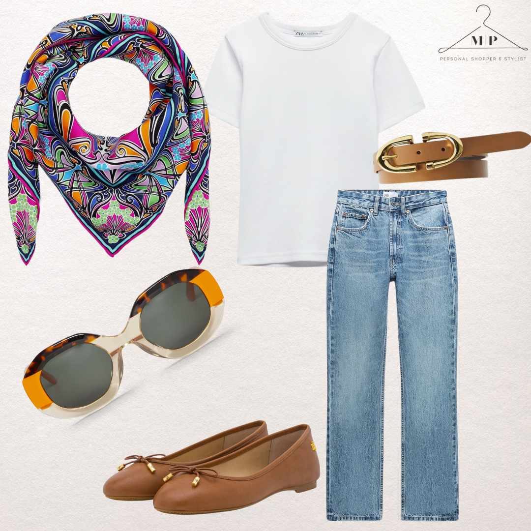 basic outfit with stunning accessories