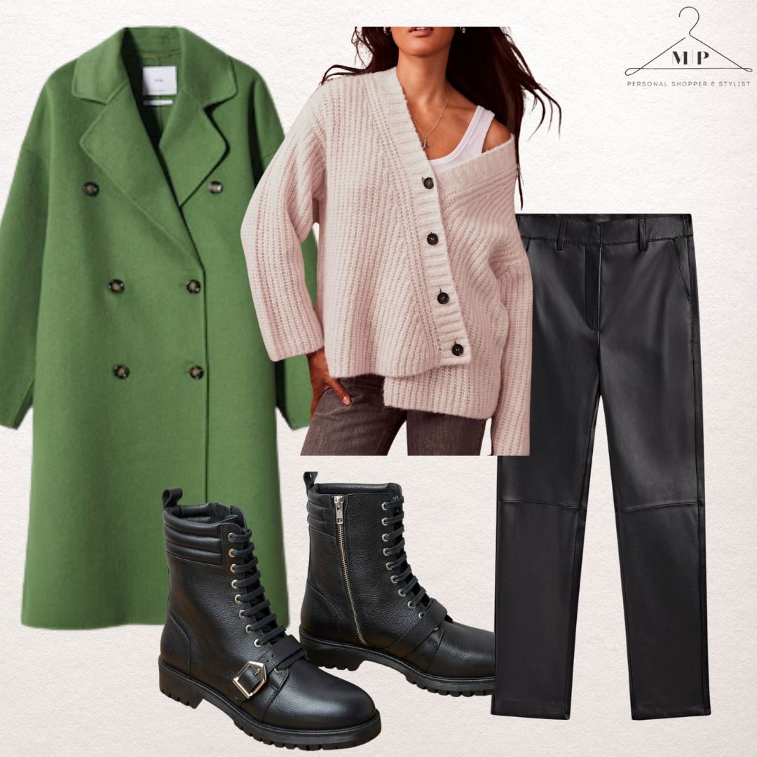 women colourful fall outfit