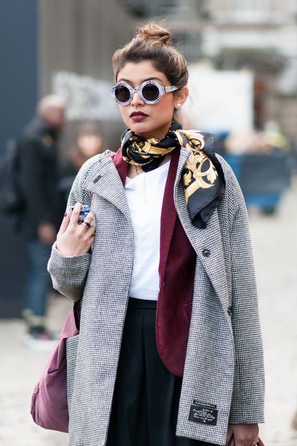 layering with scarf